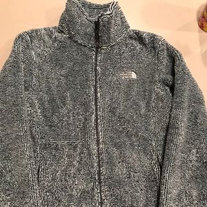 North face fuzzy jacket